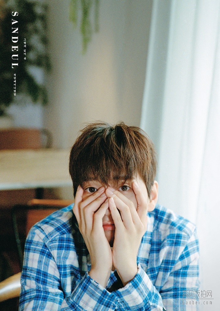 男团 B1A4 成员灿多首张个人专辑的第二张海报