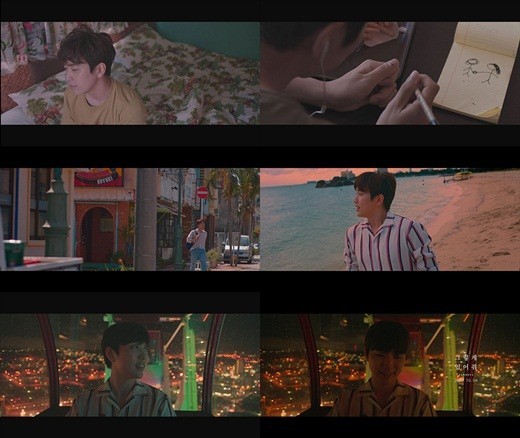 灿多的首支SOLO出道曲《就这样在我身边》MV预告公开