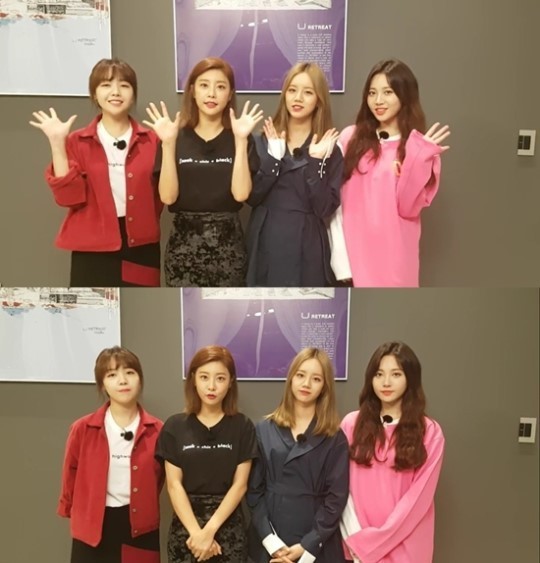 Girl's Day终於全员合体一起登上《Music Bank》特别节目