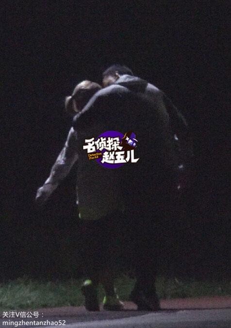 何洁夜跑减肥，老公赫子铭作陪甜蜜送吻，这蜜甜的？