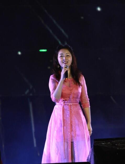杨钰莹穿纱在第三届国际花炮节开幕式晚会现身了？
