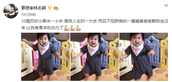 小黑米会大胆的走路了？