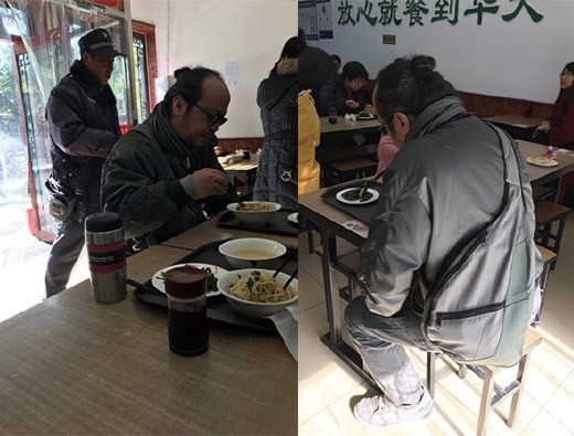 12日，有网友在一家餐馆偶遇窦唯