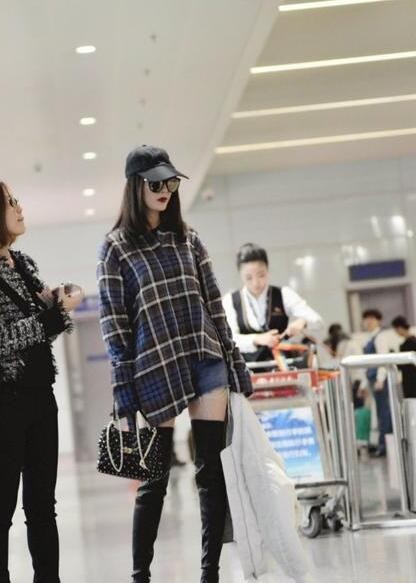 冬天杨幂从不用穿裤子？