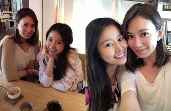 林心如挺着近7月孕肚与闺蜜Melody聚会了？