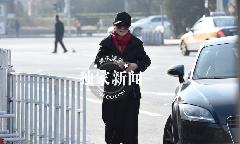 蔡明帽子和墨镜低调亮相春晚？