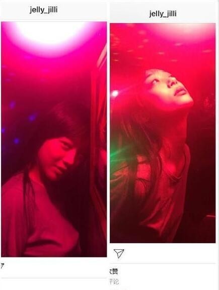 崔雪莉半夜不睡觉的夜猫子去嗨了？