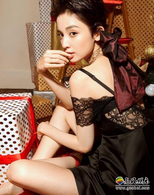 娜扎拍摄的圣诞大片曝光了？