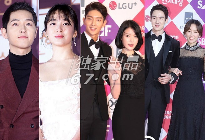 近日，韩国三大电视台KBS和SBS、MBC颁奖礼举行