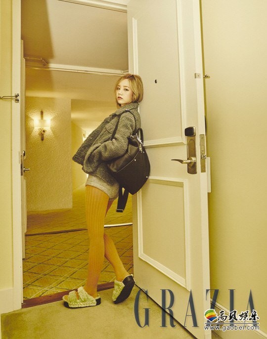 Girl's Day成员惠利为时尚杂志《GRAZIA》拍摄了一组大片
