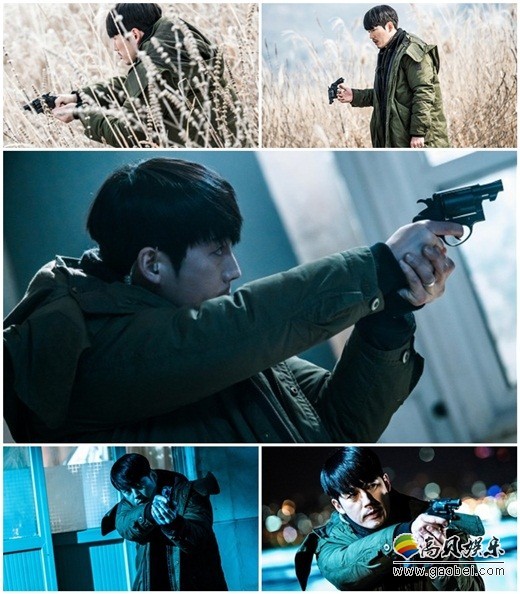 电视剧《Voice》公开了张赫的“手枪动作戏”剧照