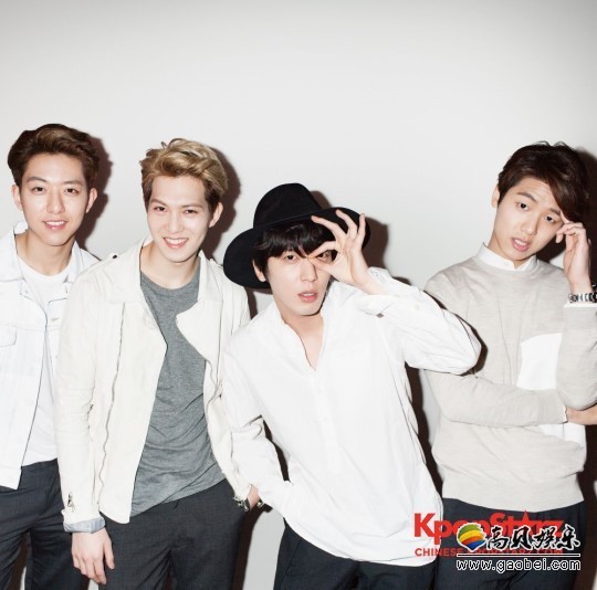 CNBLUE将在今年3月回归，并拍摄了专辑的封面照