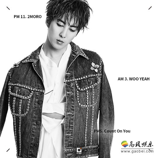 男团SS301成员金亨俊个人新辑《AM to PM 5-11-3》的预告照公开