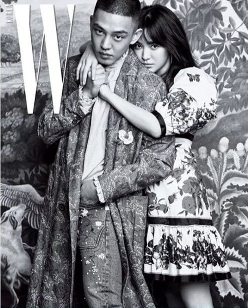 刘亚仁和宋慧乔合作拍摄的三月刊封面画报公开