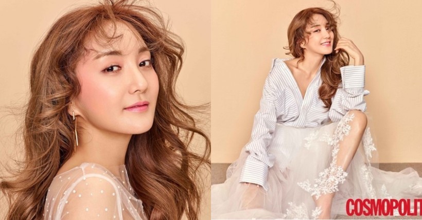 女团S.E.S成员BADA为《Cosmopolitan》杂志拍摄了一组美妆写真