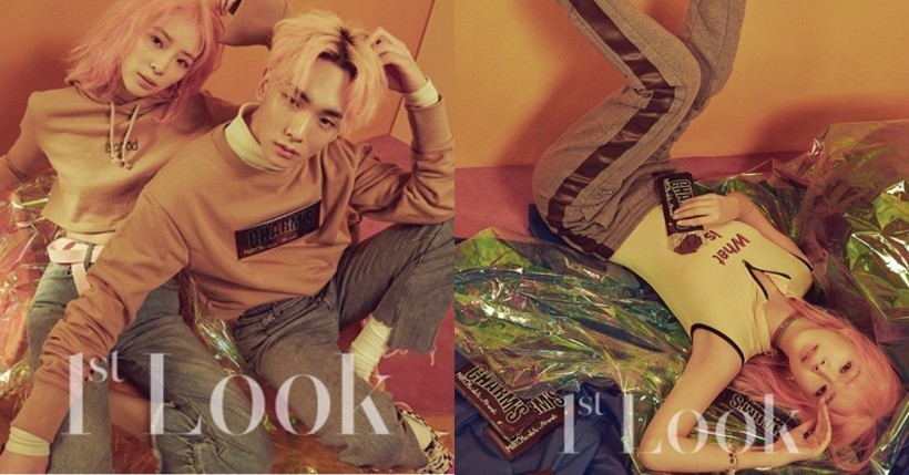 SHINee的Key和模特Irene联手拍了写真