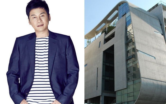 新盖的YG公司大楼也同样位於首尔合井洞