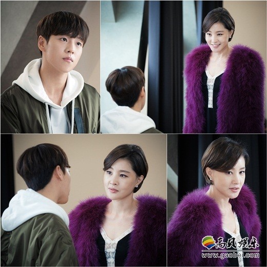 新剧《她爱上了我的谎》公开了李玹雨与朴智英的紧张对立剧照