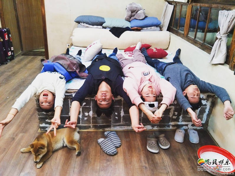 李冰冰在微博晒出自己与黄磊参加某节目的剧照