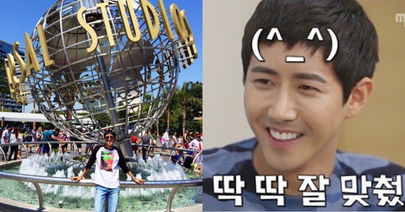 光熙临行那几天还PO了好多张在美国旅行的照片