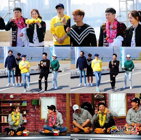 《Running Man》方面公开了一组拍摄的现场照