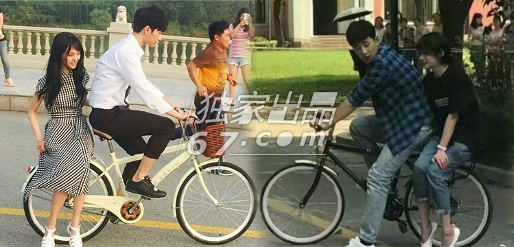 前阵子小爽新剧拍摄路透照曝光