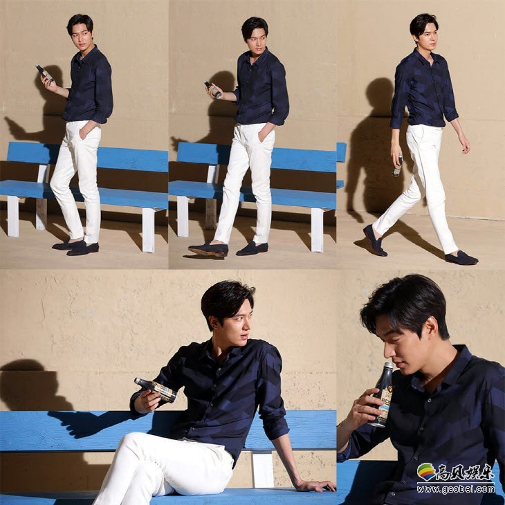 演员李敏镐为代言的咖啡产品拍摄了Cold Brew相关电视广告