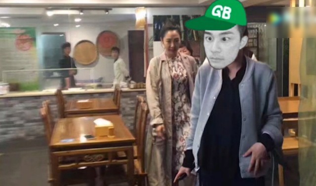 有网友遇到白百何跟陈伟霆在上海拍戏