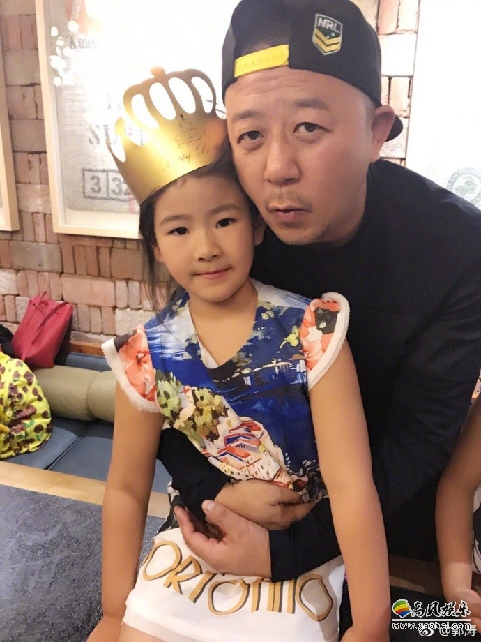 郭涛在微博上庆祝自己的小女儿六岁生日快乐