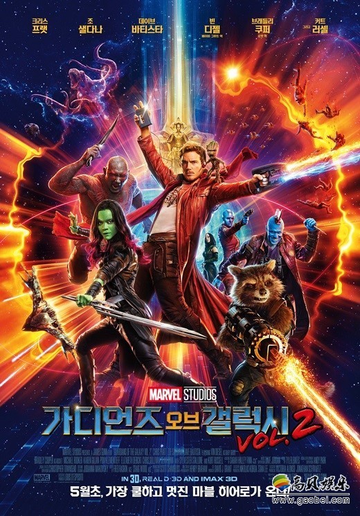 《银河护卫队2》在韩国的观影人数昨天超过200万人