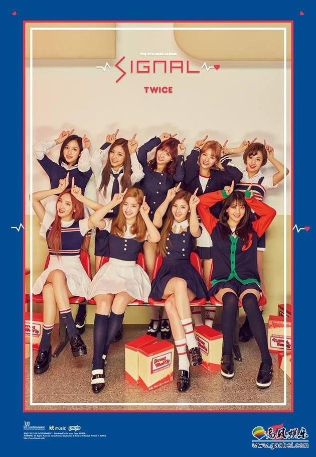 TWICE日前再推新专辑《signal》