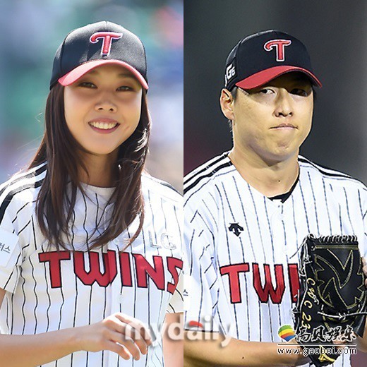 韩国女模特韩惠珍被爆料正与棒球运动员车宇灿交往