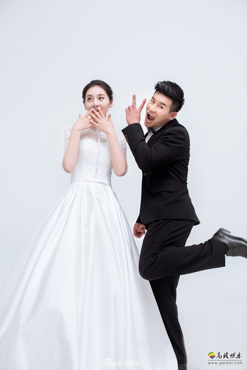 演员谢孟伟刚刚在自己的家乡雄县完婚
