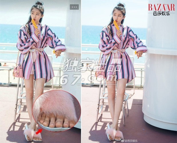 最近登上戛纳红毯的关晓彤曝光了一组大片