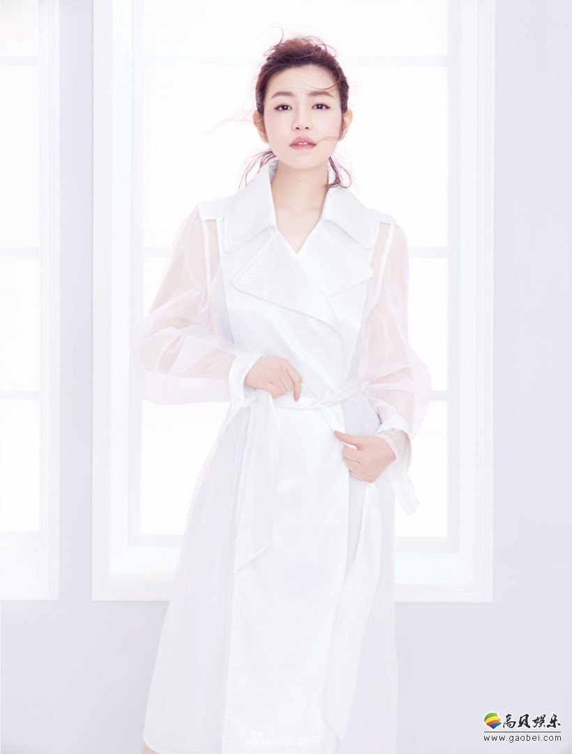 陈妍希为某杂志拍摄的一组封面大片曝光