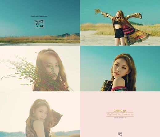 韩国企划女团I.O.I成员金请夏的SOLO出道曲MV预告公开