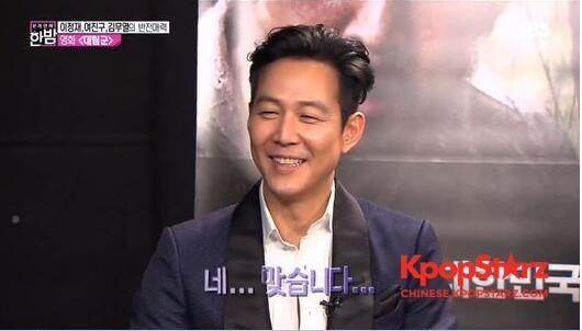 电影《代立军》的主演李政宰接受了媒体的采访