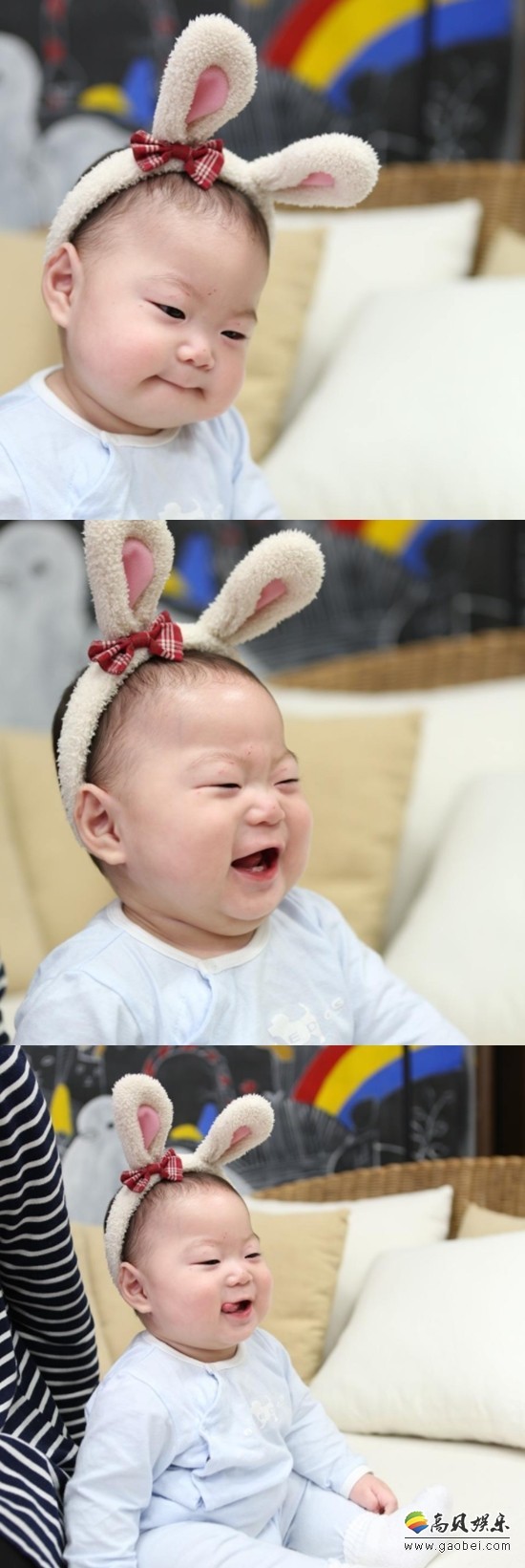 宋一国通过Instagram公开万岁的一组萌照