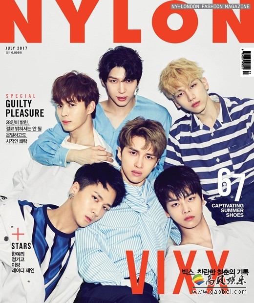 男团VIXX为某杂志拍摄的最新封面画报20日正式公开
