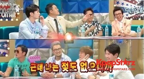 综艺节目《Radio Star》中 朴俊亨变身奶爸大呼好辛苦
