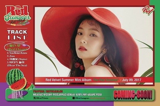 Red Velvet确定将于7月9日携新专辑《The Red Summer》回归