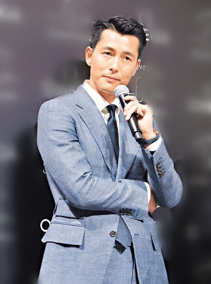 韩国男星郑雨盛昨晚出席在中环举行的腕表活动