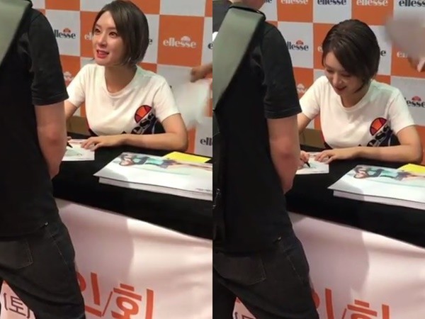 草娥近出席代言品牌签名会，退出女团AOA后首次公开露面