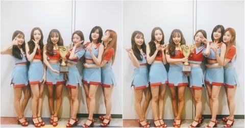 带著〈Pink Up〉回归的 Apink 熟亮丽的面貌让众人耳目一新