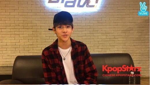 Samuel通过Naver V App进行了直播  谈与金请夏合作