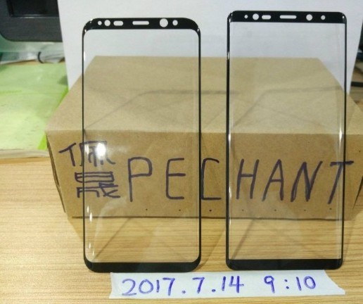 三星Galaxy Note 8，曝光前面板：超高屏占比。