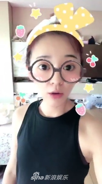 陈意涵分享一则小视频，她素颜出镜