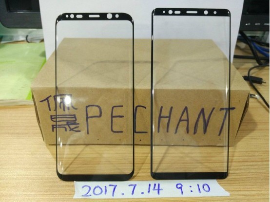 三星Note8对比三星S8 ：S8 更圆润，Note8更方正。