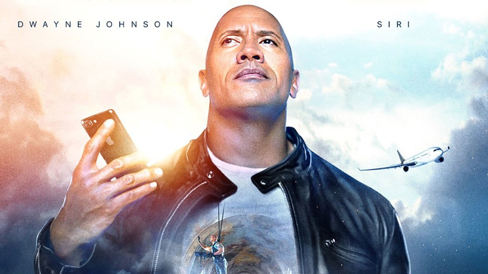 the rock:携手"巨石强森",苹果将为siri推全新广告