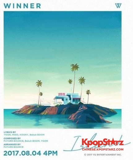WINNER于31日公开新曲《ISLAND》海报  将携双主打曲回归